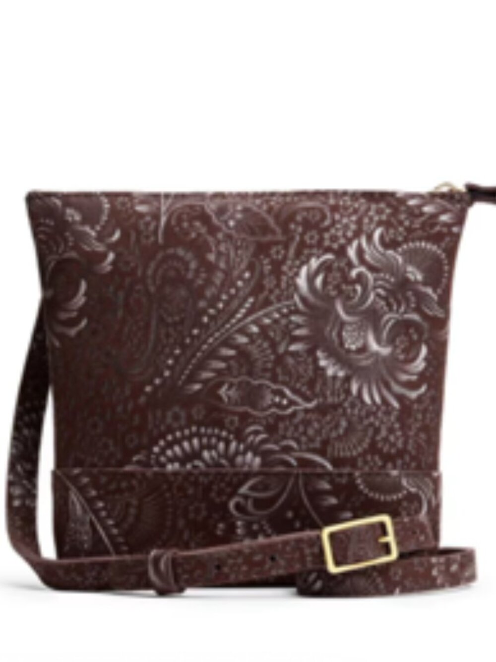 BNNU Portland Leather Festival Crossbody Bag Limited Edition in Sepia